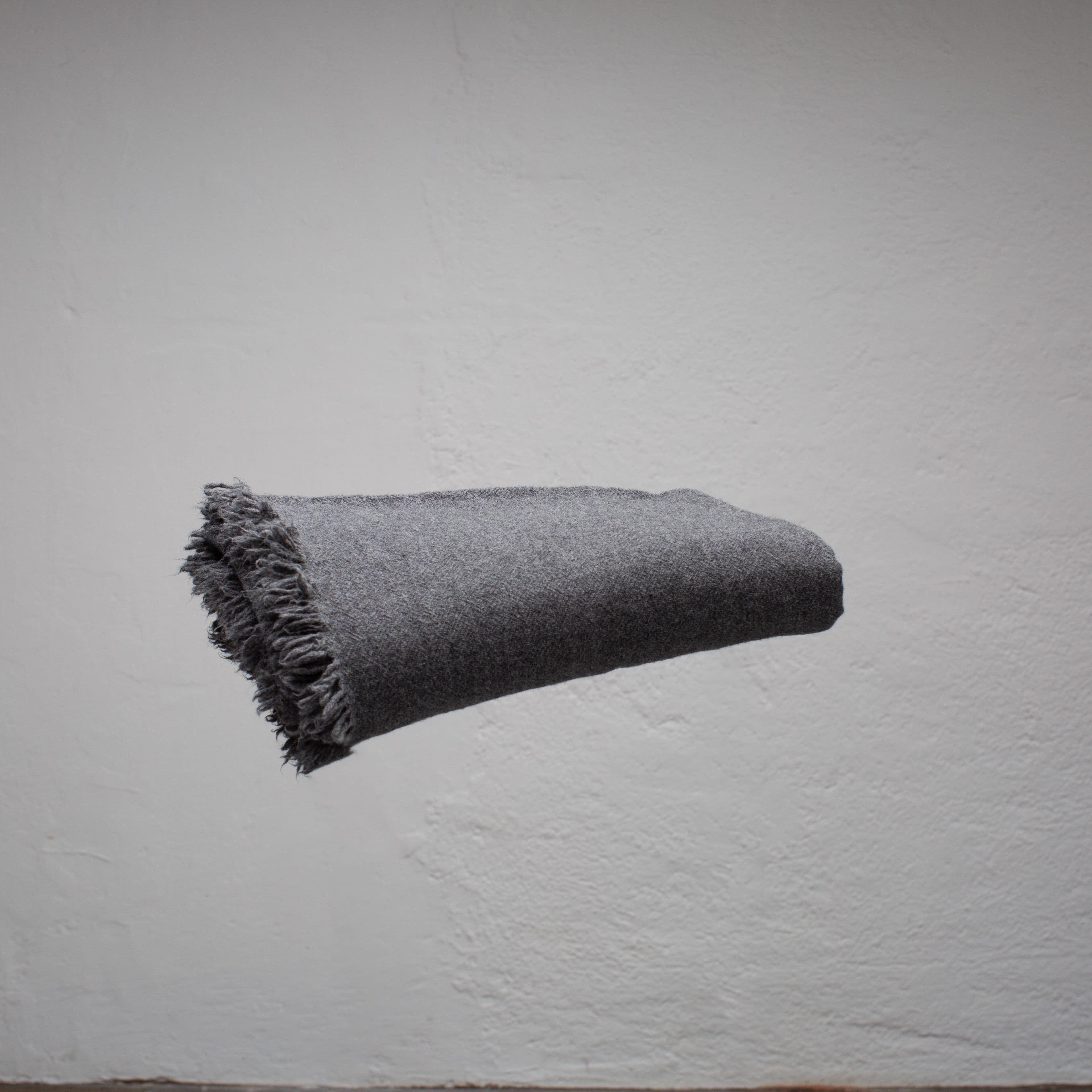 Grey Virgin Wool Plaid