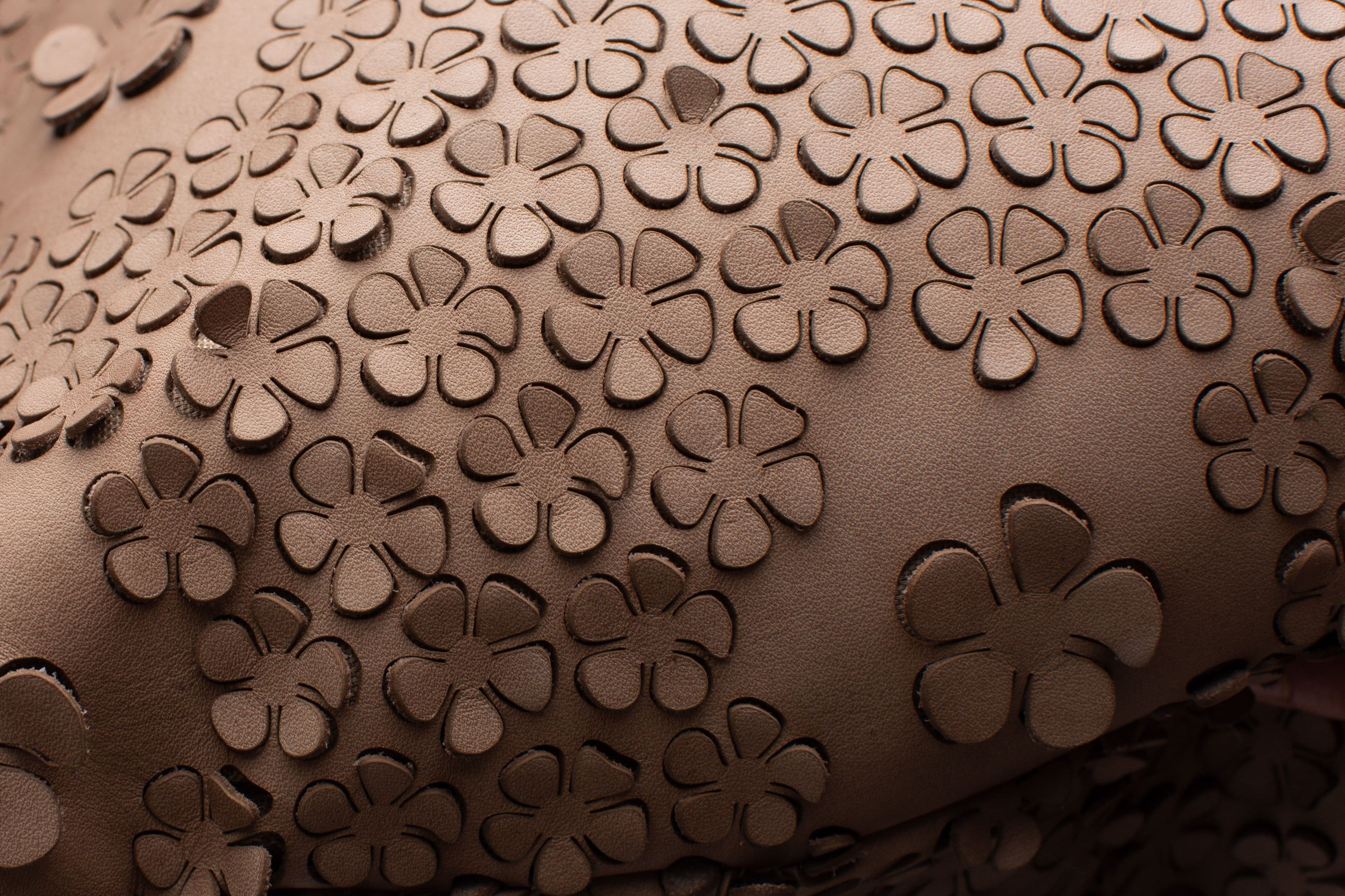 Brown Leather Cushion